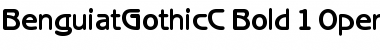 Download BenguiatGothicC Bold Font Title Preview