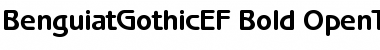 Download BenguiatGothicEF-Bold Regular Font Title Preview