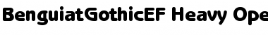 Download BenguiatGothicEF-Heavy Regular Font Title Preview