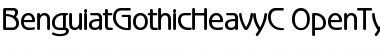Download BenguiatGothicHeavyC Regular Font Title Preview