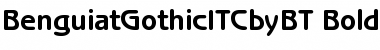 Download ITC Benguiat Gothic Bold Font Title Preview