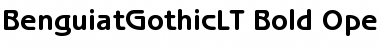 Download ITC Benguiat Gothic LT Bold Font Title Preview