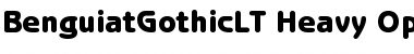 Download ITC Benguiat Gothic LT Heavy Font Title Preview