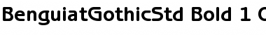 Download ITC Benguiat Gothic Std Bold Font Title Preview