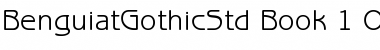 Download ITC Benguiat Gothic Std Book Font Title Preview