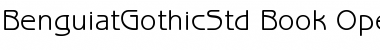 Download ITC Benguiat Gothic Std Book Font Title Preview