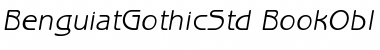 Download ITC Benguiat Gothic Std Book Oblique Font Title Preview