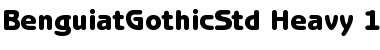 Download ITC Benguiat Gothic Std Heavy Font Title Preview