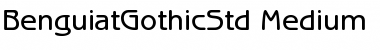 Download ITC Benguiat Gothic Std Medium Font Title Preview