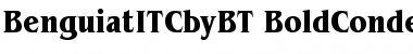 Download ITC Benguiat Bold Condensed Font Title Preview