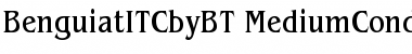 Download ITC Benguiat Medium Condensed Font Title Preview