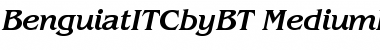 Download ITC Benguiat Medium Italic Font Title Preview