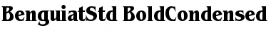 Download ITC Benguiat Std Bold Condensed Font Title Preview