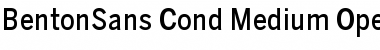 Download BentonSans Cond Medium Regular Font Title Preview
