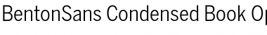 Download BentonSans Condensed Book Font Title Preview