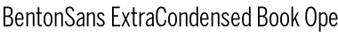 Download BentonSans ExtraCondensed Book Font Title Preview