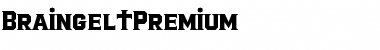 Download BraingeltPremium Regular Font Title Preview