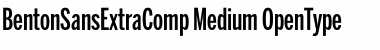 Download BentonSansExtraComp Medium Font Title Preview