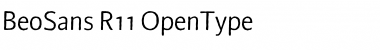 Download BeoSans R11 Font Title Preview