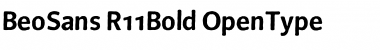 Download BeoSans R11 Bold Font Title Preview