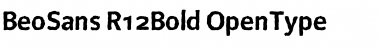 Download BeoSans R12 Bold Font Title Preview