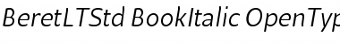 Download Beret LT Std Book Italic Font Title Preview