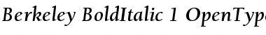 Download Berkeley Regular Font Title Preview