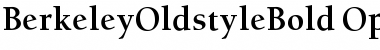 Download Berkeley OldstyleBold Font Title Preview
