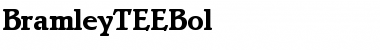 Download BramleyTEEBol Regular Font Title Preview