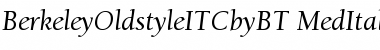 Download ITC Berkeley Oldstyle Medium Italic Font Title Preview