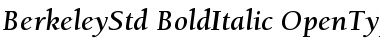Download ITC Berkeley Oldstyle Std Bold Italic Font Title Preview