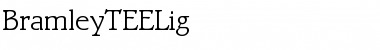 Download BramleyTEELig Regular Font Title Preview