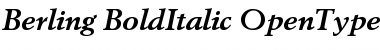 Download Berling Bold Italic Font Title Preview
