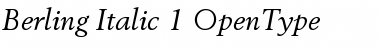 Download Berling Italic Font Title Preview