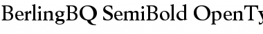 Download Berling BQ Regular Font Title Preview