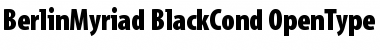 Download BerlinMyriad BlackCond Font Title Preview
