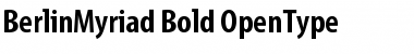 Download BerlinMyriad Bold Font Title Preview
