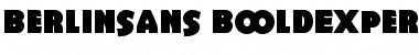 Download Berlinsans BoldExpert Font Title Preview