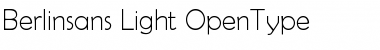 Download Berlinsans Light Font Title Preview