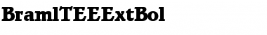 Download BramlTEEExtBol Regular Font Title Preview