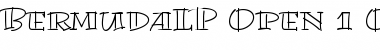 Download Bermuda LP Open Font Title Preview