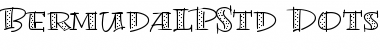 Download Bermuda LP Std Dots Font Title Preview