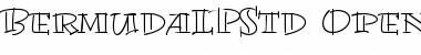 Download Bermuda LP Std Open Font Title Preview