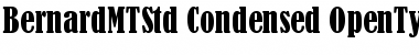Download Bernard MT Std Condensed Font Title Preview