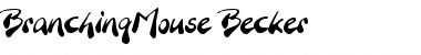 Download BranchingMouse Becker Normal Font Title Preview
