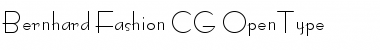 Download Bernhard Fashion CG Regular Font Title Preview