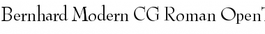 Download Bernhard Modern CG Roman Regular Font Title Preview