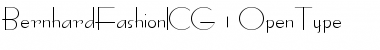 Download BernhardFashionICG Regular Font Title Preview