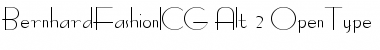 Download BernhardFashionICG Alt Font Title Preview