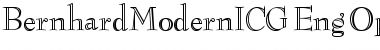 Download BernhardModernICG Eng Font Title Preview